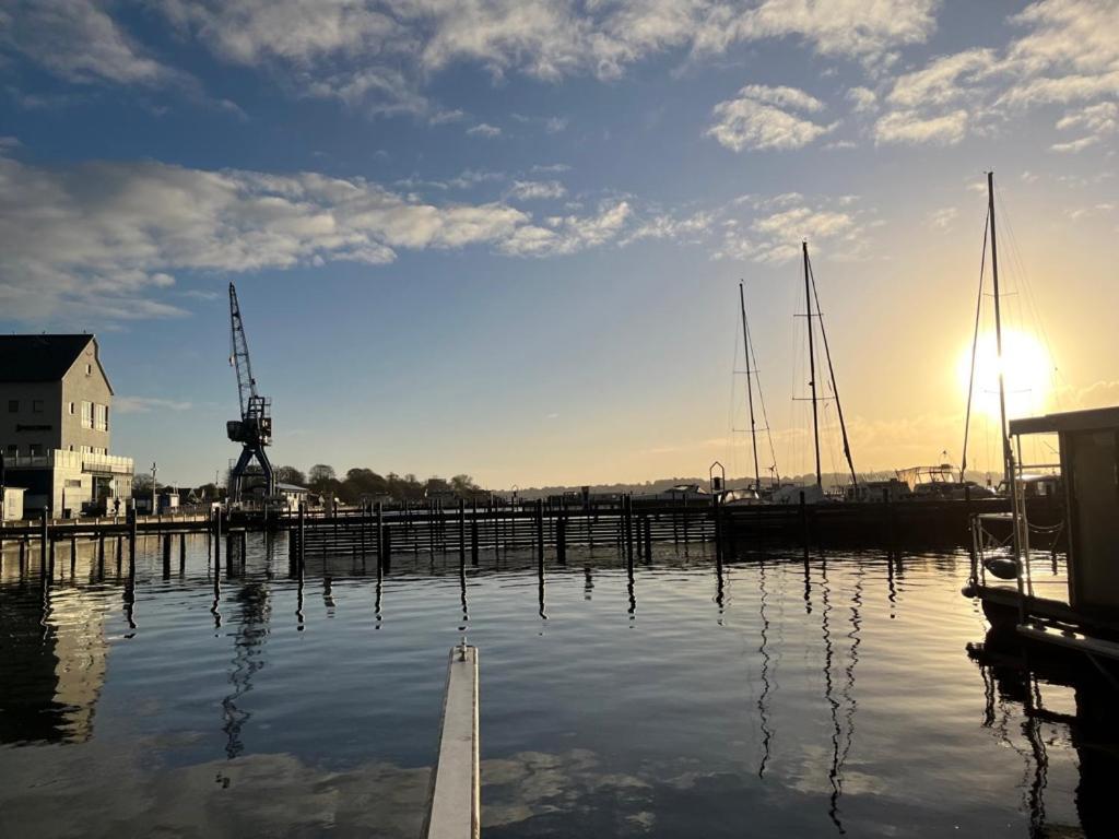 Ostsee Hausboot Schleswig Ostseeblick 1 Екстер'єр фото
